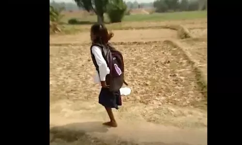 എനിക്ക് പഠിക്കണം, വലുതാകുമ്പോൾ അധ്യാപികയാകണം; ഒറ്റക്കാലിൽ സ്കൂളിൽ പോകുന്ന സീമയുടെ വിഡിയോ വൈറൽ