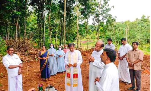 മഴവിൽ സന്തോഷം; നാല് കുടുംബങ്ങൾക്ക് വീടൊരുങ്ങുന്നു