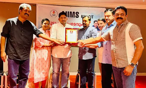 മെജിറ്റ് കുറുപ്പന്തറക്ക് എയിംസ് കുവൈത്ത് യാത്രയയപ്പ്