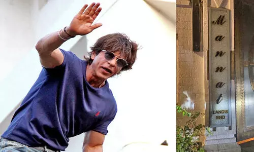 ഷാരൂഖ് ഖാന്‍റെ മന്നത്തിലെ 25 ലക്ഷം വിലയുള്ള നെയിംപ്ലേറ്റ് നഷ്ടപ്പെട്ടു