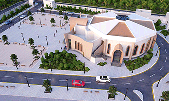 ആദ്യ ക്ഷേത്രവും ചർച്ചും നിർമാണം ത്വരിതഗതിയിൽ ആദ്യ ക്ഷേത്രവും ചർച്ചും നിർമാണം ത്വരിതഗതിയിൽ