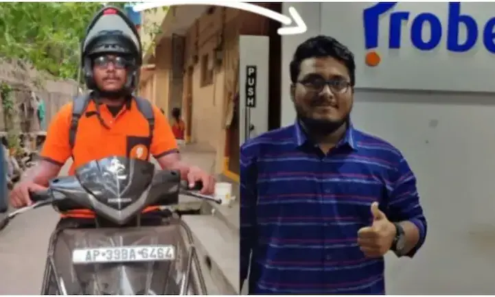 ഡെലിവറി ബോയിയിൽനിന്ന് സോഫ്റ്റ്‍വെയർ എൻജിന‍ീയറിലേക്ക്; വൈറലായി യുവാവിന്‍റെ ജീവിത കഥ