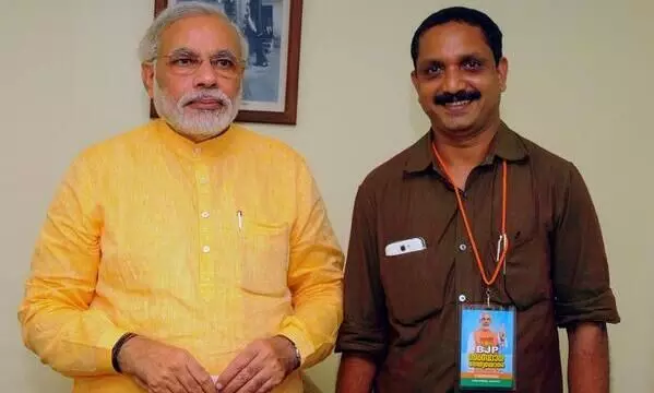 നരേന്ദ്രമോദി കഠിന പ്രയത്നത്തിലൂടെ രാജ്യത്തെ വൻശക്തിയാക്കി മാറ്റി -കെ. സുരേന്ദ്രൻ