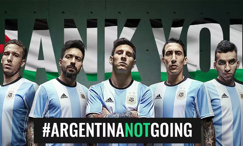 ഫലസ്തീന് പിന്തുണ; ഇസ്രായേലുമായി സൗഹൃദ ഫുട്‌ബാളിനില്ലെന്ന് അർജന്റീന