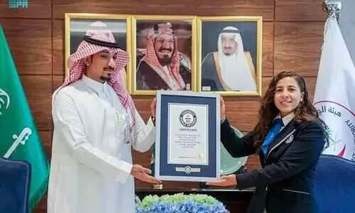 ലോ​ക റെ​ക്കോ​ഡി​ട്ട് സൗ​ദി റെ​ഡ് ക്ര​സ​ന്റ്