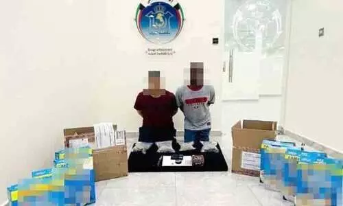 ക​ഞ്ചാ​വ് ക​ട​ത്ത്: ര​ണ്ടു​പേ​ർ അ​റ​സ്റ്റി​ൽ