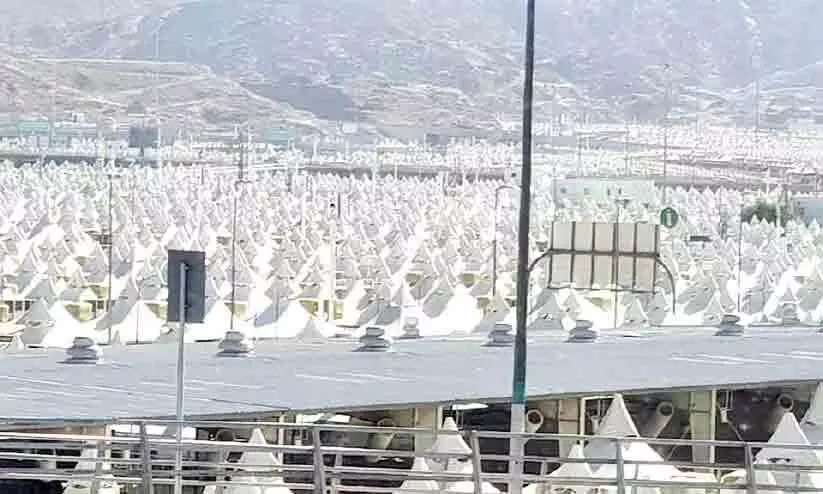 മിനയിൽ ആഭ്യന്തര തീർഥാടകരുടെ സ്ഥലനിർണയം പൂർത്തിയായി