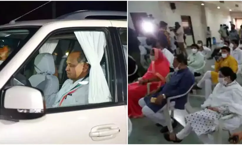 രാജ്യസഭാതെരഞ്ഞെടുപ്പിന് മുന്നോടിയായി രാജസ്ഥാനിൽ വിണ്ടും റിസോർട്ട് രാഷ്ട്രീയം രാജ്യസഭാതെരഞ്ഞെടുപ്പിന് മുന്നോടിയായി രാജസ്ഥാനിൽ വിണ്ടും റിസോർട്ട് രാഷ്ട്രീയം