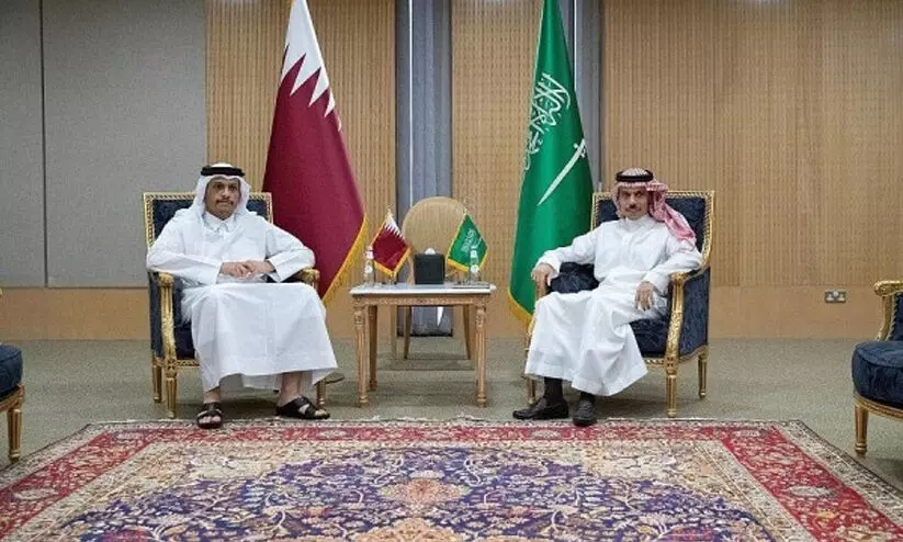 സൗദി, ഖത്തർ വിദേശകാര്യ മന്ത്രിമാർ ചർച്ച നടത്തി