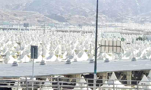 മിനയിൽ ആഭ്യന്തര തീർഥാടകരുടെ സ്ഥലനിർണയം പൂർത്തിയായി