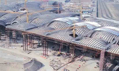 വിമാനത്താവളം: രണ്ടാം ടെർമിനൽ നിർമാണം 61.8 ശതമാനം പൂർത്തിയായി