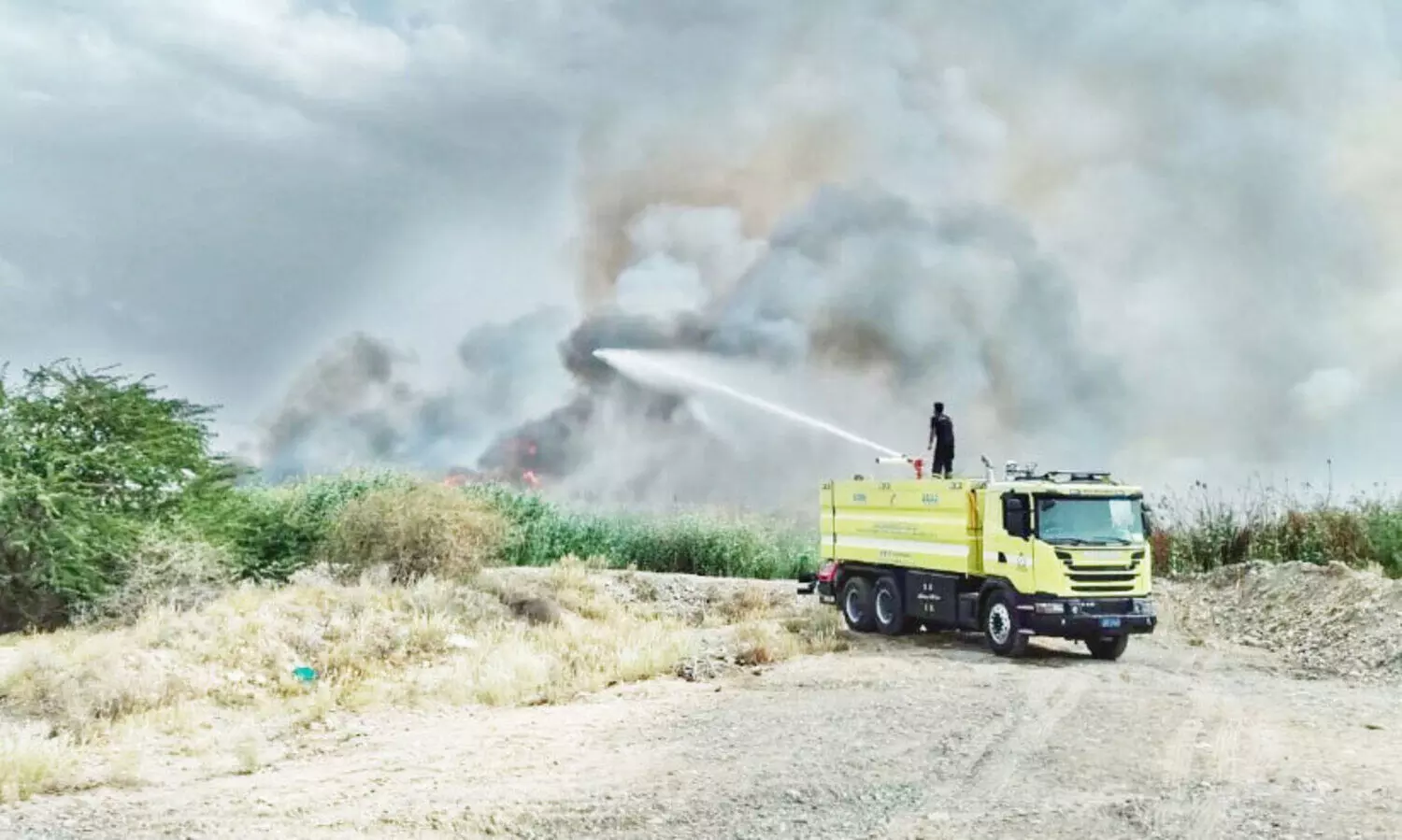 വേനൽ തുടങ്ങി; തീപിടിത്തവും