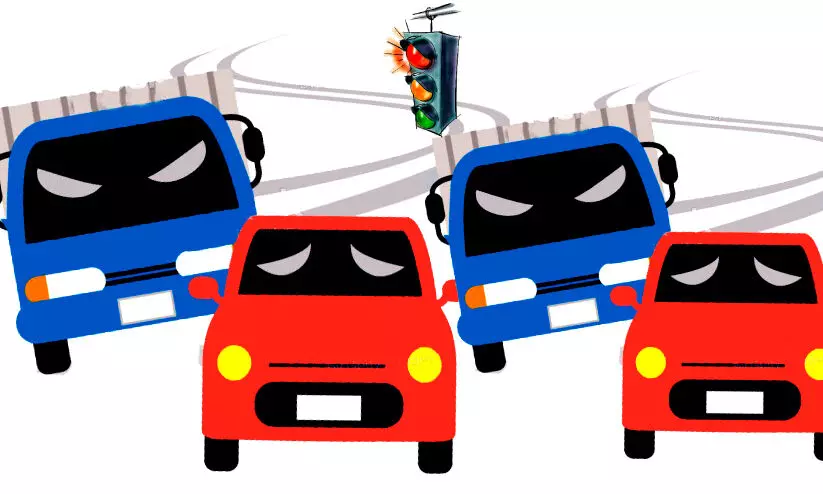 Violation of traffic rules Violation of traffic rules