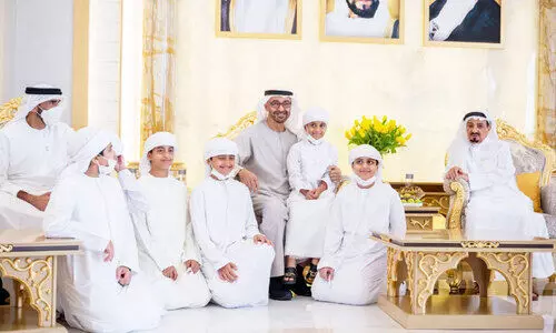 ശൈഖ് മുഹമ്മദ് ബിൻ സായിദ് ഷാർജ, അജ്മാൻ ഭരണാധികാരികളെ സന്ദർശിച്ചു