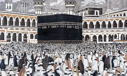 മണൽത്തരികളിൽ വിരിഞ്ഞത് ഹജ്ജ് തീർഥാടനം; ശ്രദ്ധേയനായി ചിത്രകാരൻ രാജമോഹനൻ