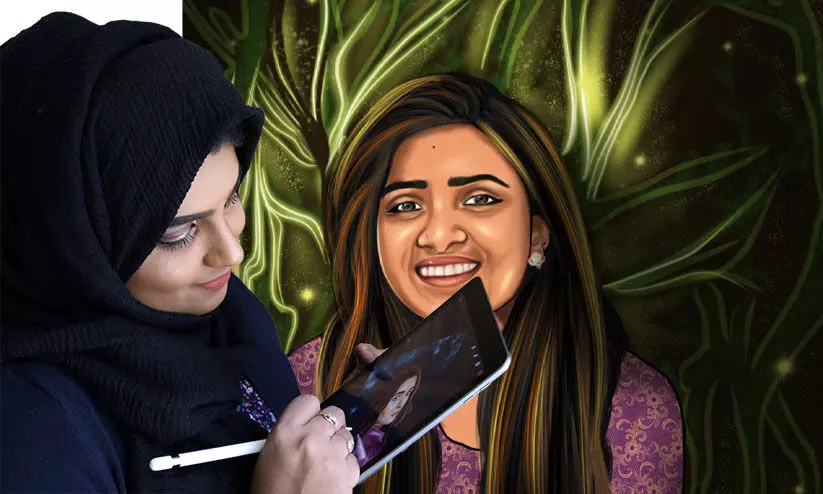 ഷാനിമയുടെ ഡിജിറ്റൽ വരകൾ ഷാനിമയുടെ ഡിജിറ്റൽ വരകൾ