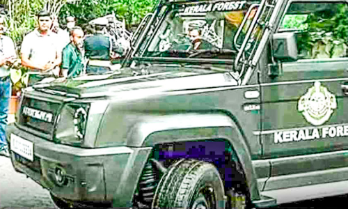 കോടനാട് ഫോറസ്റ്റ് ഓഫിസിൽ ഗൂര്‍ഖയെത്തി