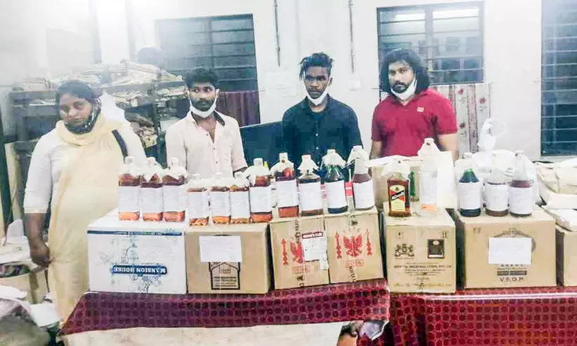 Four arrested for selling liquor at weddings