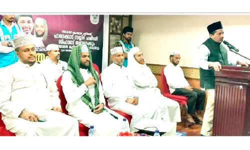 ഹമീദലി ശിഹാബ് തങ്ങൾക്കും കുഞ്ഞാലൻ കുട്ടി ഫൈസിക്കും സ്വീകരണം