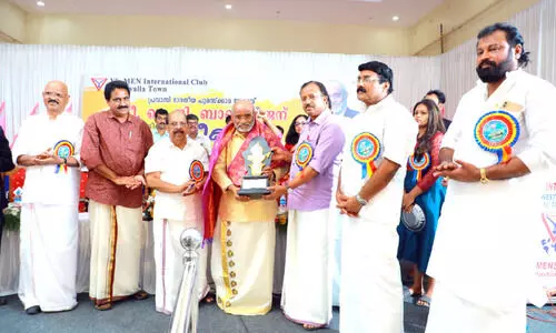 കെ.ജി. ബാബുരാജന് ജന്മനാടിന്റെ ആദരം