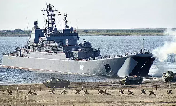 Russian warships in the Black Sea