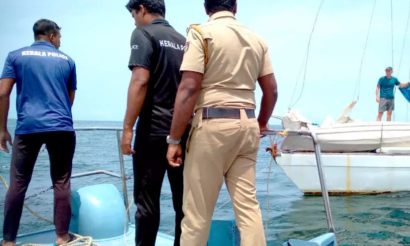 Injured during the journey The foreign national was brought to Vizhinjam