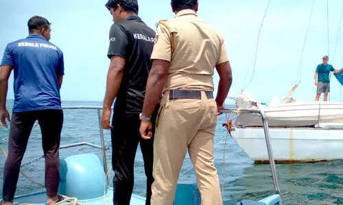 Injured during the journey The foreign national was brought to Vizhinjam