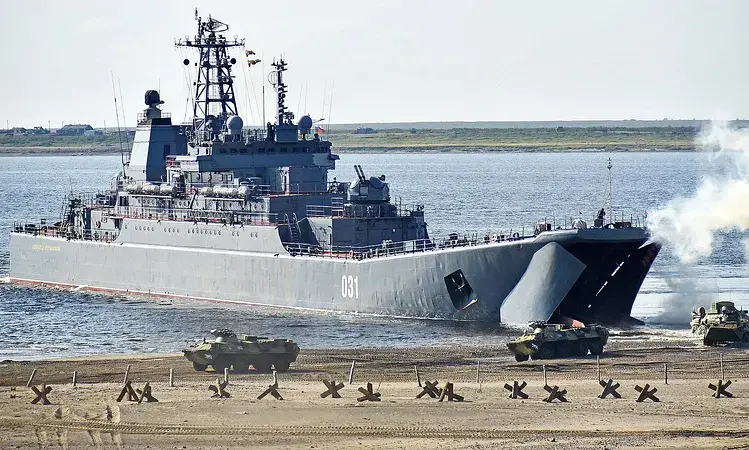 Russian warships in the Black Sea