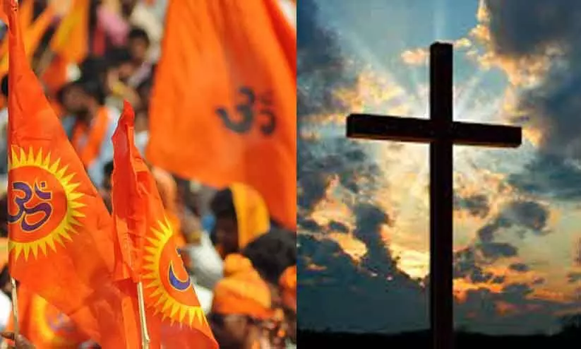 ക്രൈസ്തവ പ്രാർഥനാലയത്തിൽ മതപരിവർത്തനമെന്ന് സംഘ്പരിവാർ ആരോപണം; പൊലീസ് റെയ്ഡ് നടത്തി