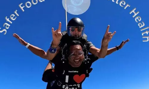 ആകാശത്ത് പാറിപ്പറന്ന് ഭക്ഷ്യ സുരക്ഷ ബോധവത്കരണം