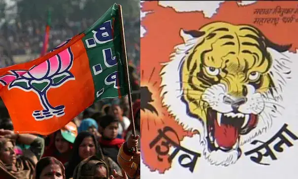 Shiv sena digs over bjp