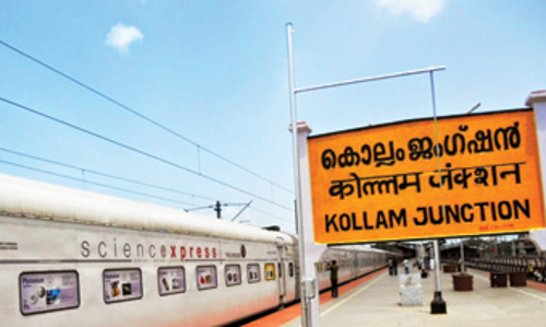 കൊല്ലം-പുനലൂർ റെയിൽ പാതയിൽ ഇന്നുമുതൽ ഇലക്ട്രിക് എൻജിൻ