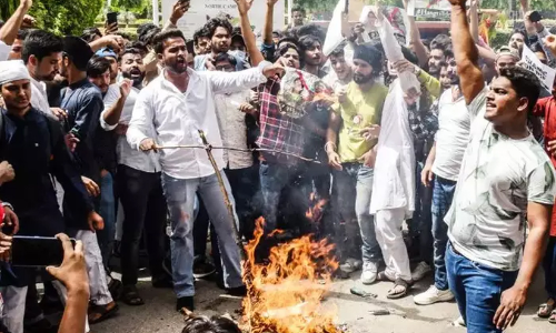 പ്രവാചക നിന്ദ: പ്രതികൾക്കെതിരെ നിയമനടപടി ആവശ്യപ്പെട്ട് രാജ്യവ്യാപക പ്രതിഷേധം