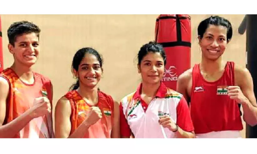 കോമൺവെൽത്തിലേക്ക് ഇടിച്ചുകയറി നിഖാത്ത്, ലവ് ലിന, നീതു, ജാസ്മിൻ