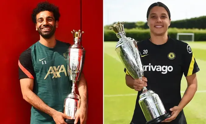 Salah and Kerr win PFA player of the year awards