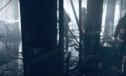 Fire At Hospital