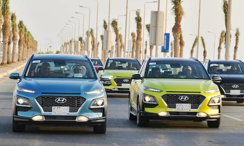 foreign vehicle in Saudi Arabia