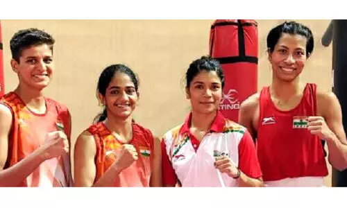 കോമൺവെൽത്തിലേക്ക് ഇടിച്ചുകയറി നിഖാത്ത്, ലവ് ലിന, നീതു, ജാസ്മിൻ