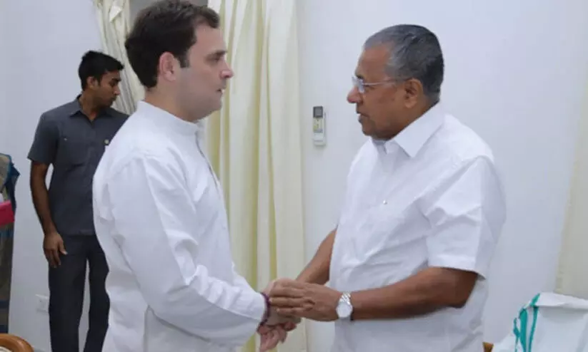 pinarayi-vijayan rahul gandhi