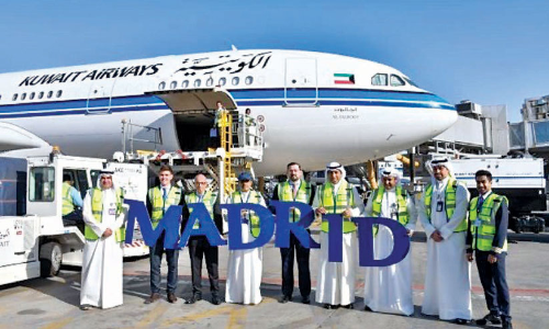 കുവൈത്ത് എയർവേസ് മഡ്രിഡ്, മലാഗ വിമാന സർവിസ് ആരംഭിച്ചു