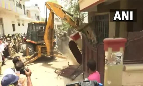 പ്രവാചകനിന്ദക്കെതിരായ പ്രതിഷേധം: യു.പിയിൽ 300 ലേറെ പേർ അറസ്റ്റിൽ; ജാവേദ് അഹ്മദിന്റെ വീട്​ പൊളിച്ചു