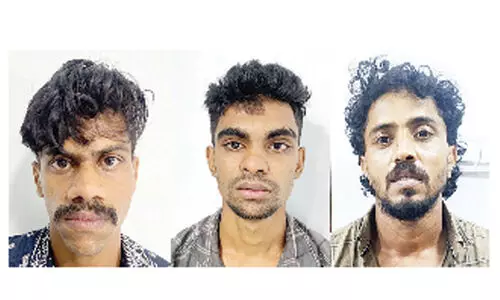 കു​ന്നം​കു​ള​ത്ത് പെ​ട്രോ​ൾ പ​മ്പു​ക​ളി​ൽ ക​വ​ർ​ച്ച; മൂ​ന്നു​പേ​ർ പി​ടി​യി​ൽ