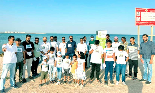 ജുബൈൽ ബീച്ചിൽ ശുചീകരണ പ്രവർത്തനങ്ങൾ നടത്തി