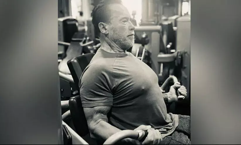 74ലും ഫിറ്റ്: ജിമ്മിലെ ചിത്രങ്ങൾ പങ്കുവെച്ച് ടെർമിനേറ്റർ