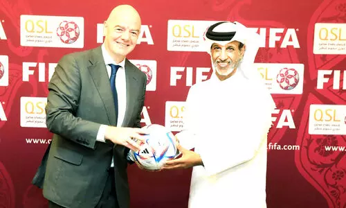 ഫു​ട്​​ബാ​ൾ വി​ക​സ​ന​ത്തി​ൽ കൈ​കോ​ർ​ത്ത്​ ഫി​ഫ​യും ഖ​ത്ത​ർ സ്റ്റാ​ർ​സ്​ ലീ​ഗും