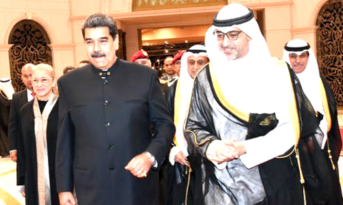 വെ​നി​സ്വേ​ല​ൻ പ്ര​സി​ഡ​ന്റ് കു​വൈ​ത്തി​ൽ