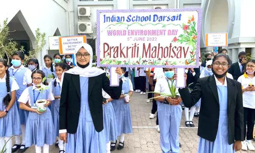 പ​രി​സ്ഥി​തി ദി​നാ​ച​ര​ണ​ങ്ങ​ളു​മാ​യി ഐ.​എ​സ്.​ഡി വി​ദ്യാ​ർ​ഥി​ക​ൾ