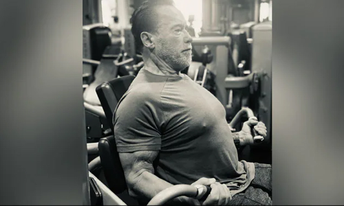 74ലും ഫിറ്റ്: ജിമ്മിലെ ചിത്രങ്ങൾ പങ്കുവെച്ച് ടെർമിനേറ്റർ