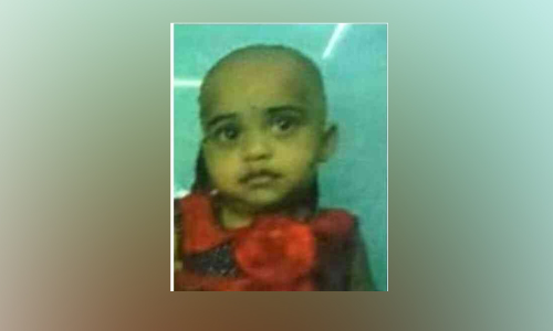 വെള്ളം നിറച്ച ബക്കറ്റിൽ വീണ് ഒന്നര വയസ്സുകാരി മരിച്ചു