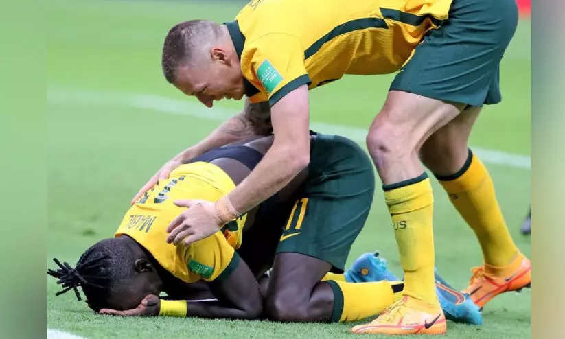 അഭയം നൽകിയ മണ്ണിന് മാബിലിന്റെ നന്ദിയാണ് ആ ഗോൾ അഭയം നൽകിയ മണ്ണിന് മാബിലിന്റെ നന്ദിയാണ് ആ ഗോൾ